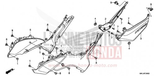COUVERCLE LATERAL NC750SAK de 2019